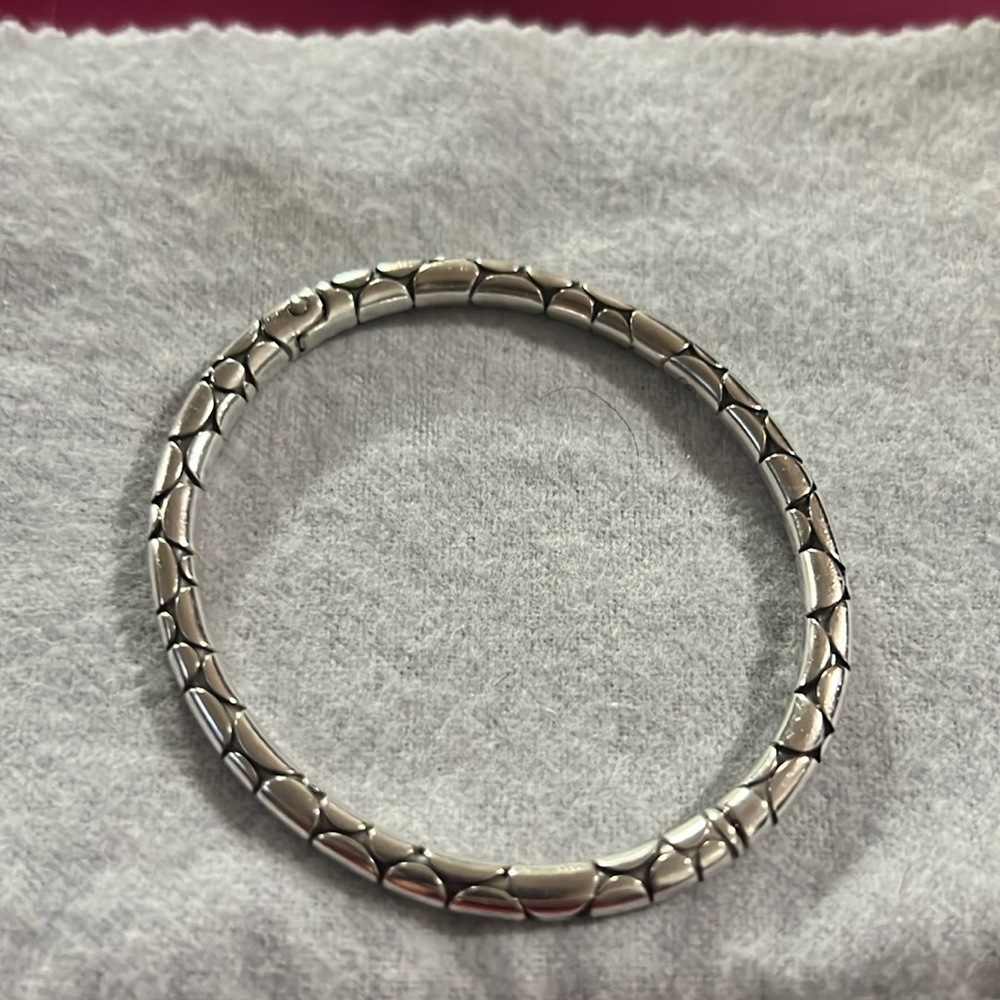 Brighton pebble bangle and earrings.